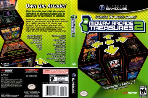 Midway Arcade Treasures 2 Cover - Click for full size image